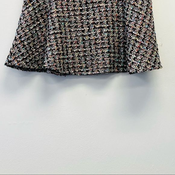 Lea & Viola Tweed Skater Mini Skirt, Size Large Pink Multi - Picture 3 of 13